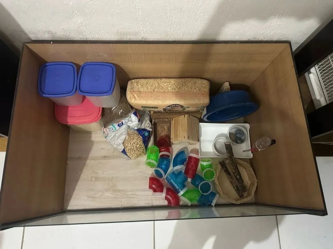 Terrario + gaiola transportadora para roedores - Foto 2