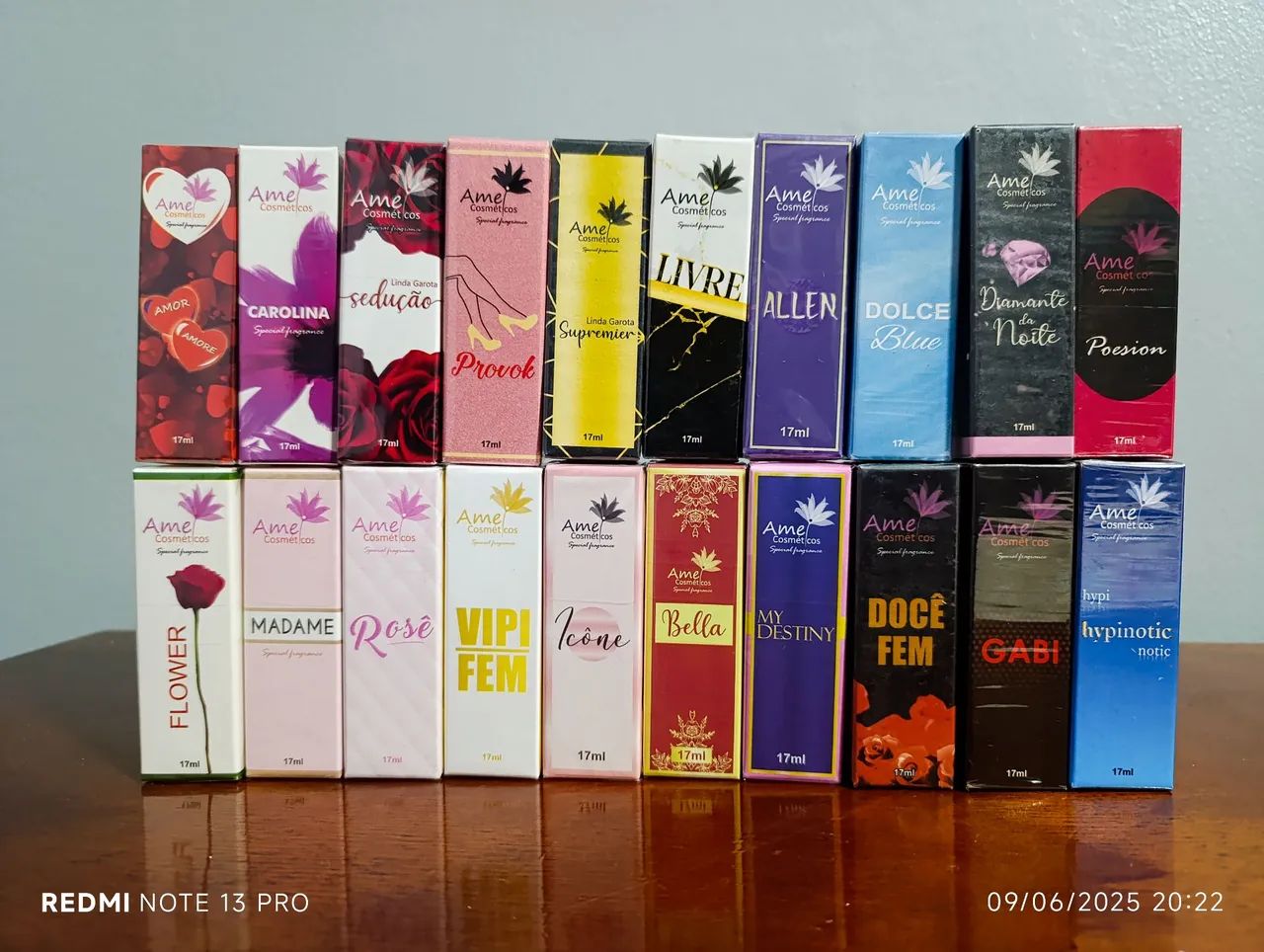 Perfumes Amei Cosméticos - Diversas Fragrâncias!