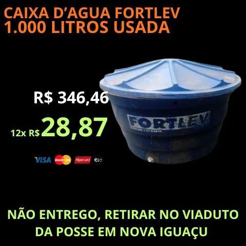 Caixa d'água 1.000 litros 