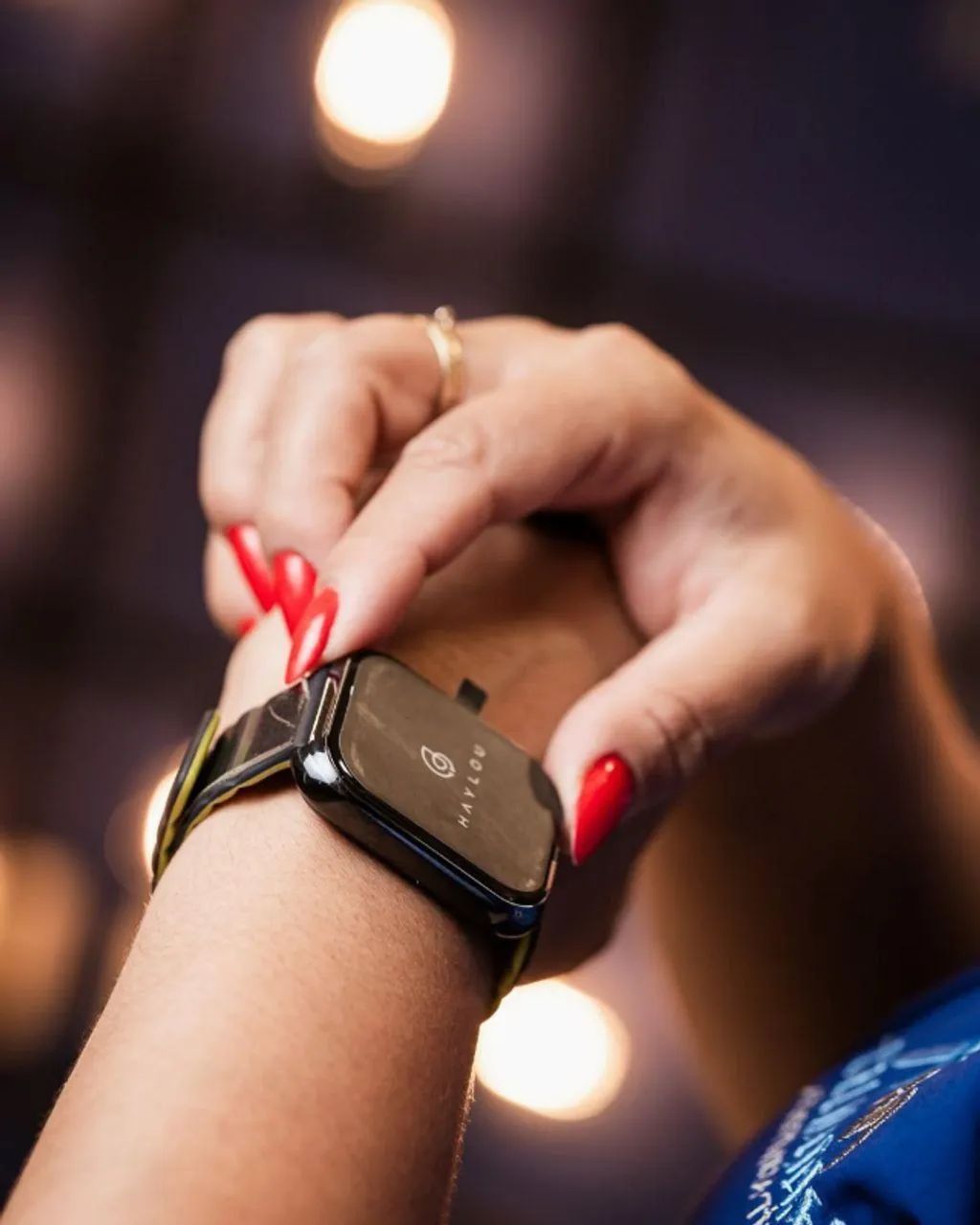 Relógio Inteligente Smartwatch Haylou Rs4 Plus Tela 1.78 Pol. Monitoramento de saúde - Foto 5