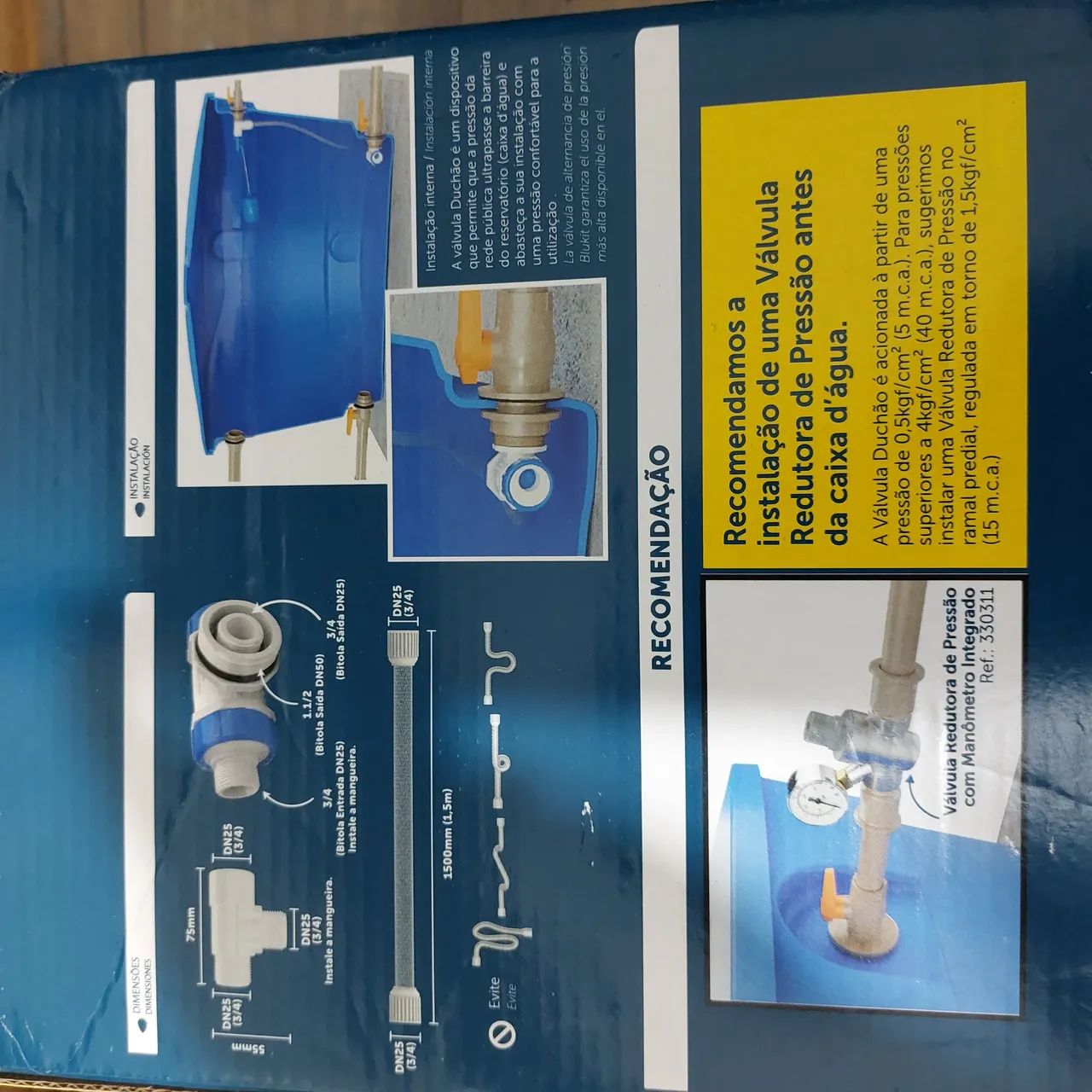 Duchão Blukit - Maior Pressão em Chuveiros e Torneiras! - Foto 3