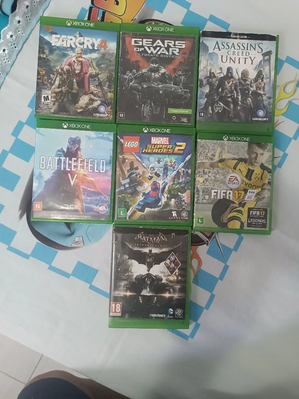 Coleção de Jogos Xbox One - Diversos Títulos