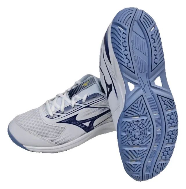 Tenis Mizuno Cyclone Speed 5 Quadras bco/azl - Foto 3