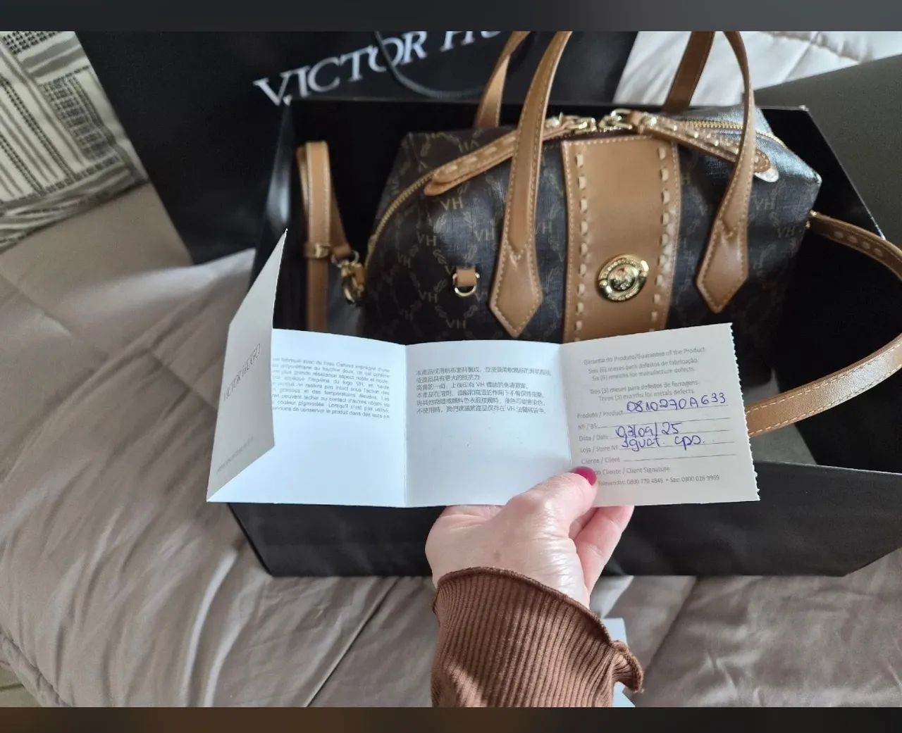 Bolsa Victor Hugo Fleur al coleção 2025 - Foto 2