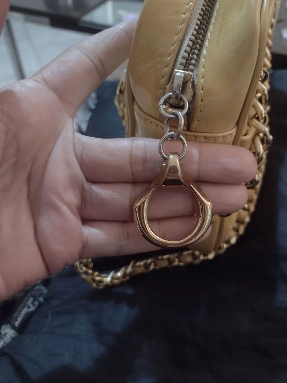 Promoção linda bolsa clássica retro Jorge Alex com ferragem dourada  - Foto 4