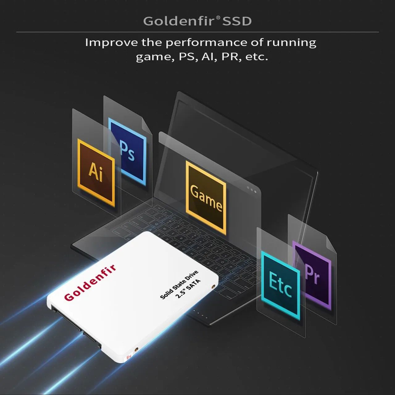 HD SSD 128 GB Goldenfir com Win 10 Pro 64 bits Novo/Lacrado   - Foto 6