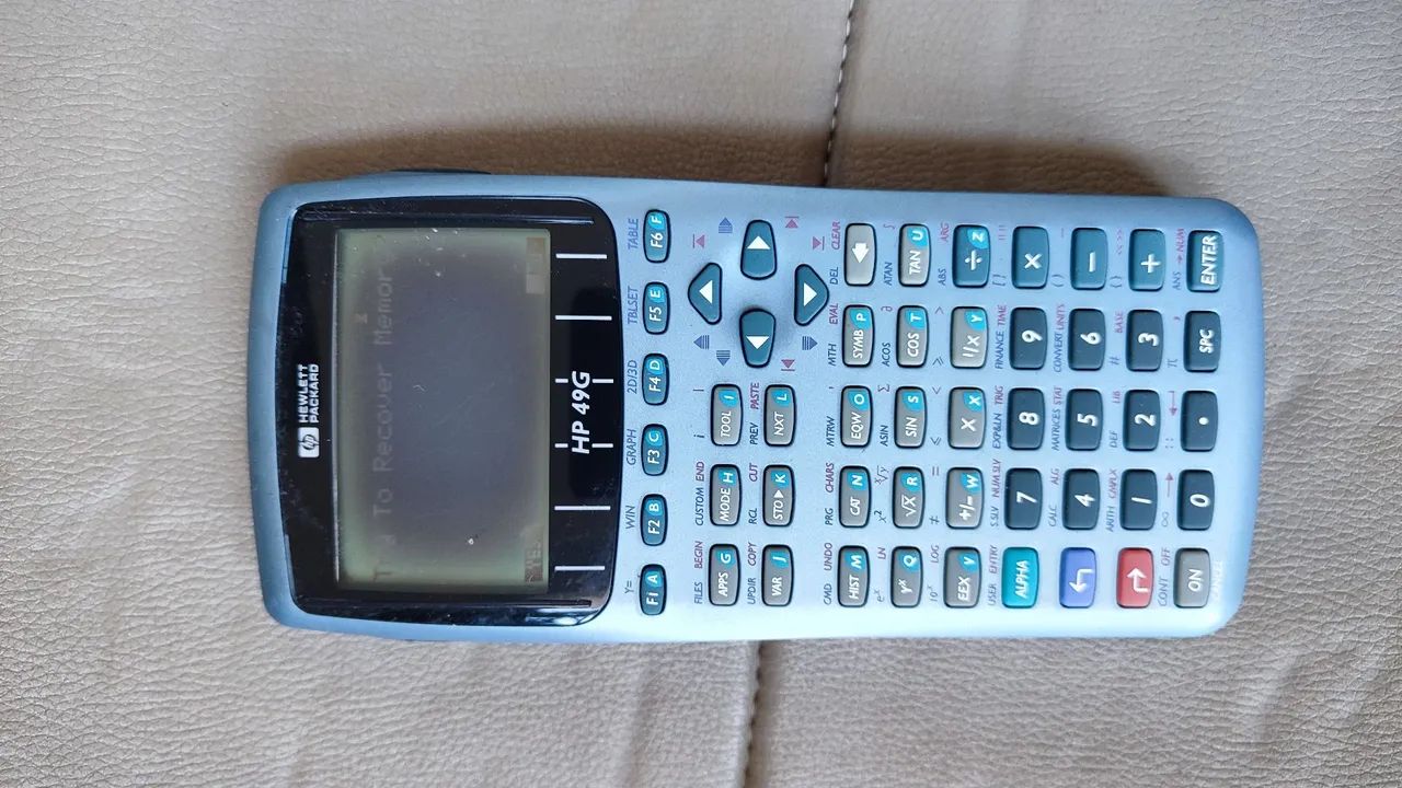 Funcionando - Calculadora HP 49G Azul - Foto 4