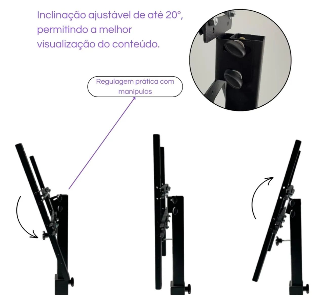 Suporte TV vertical para lojas e comércio em geral - Foto 4