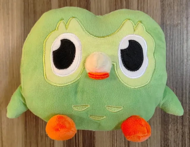 Boneco Coruja Duo Duolingo Pelúcia 30cm