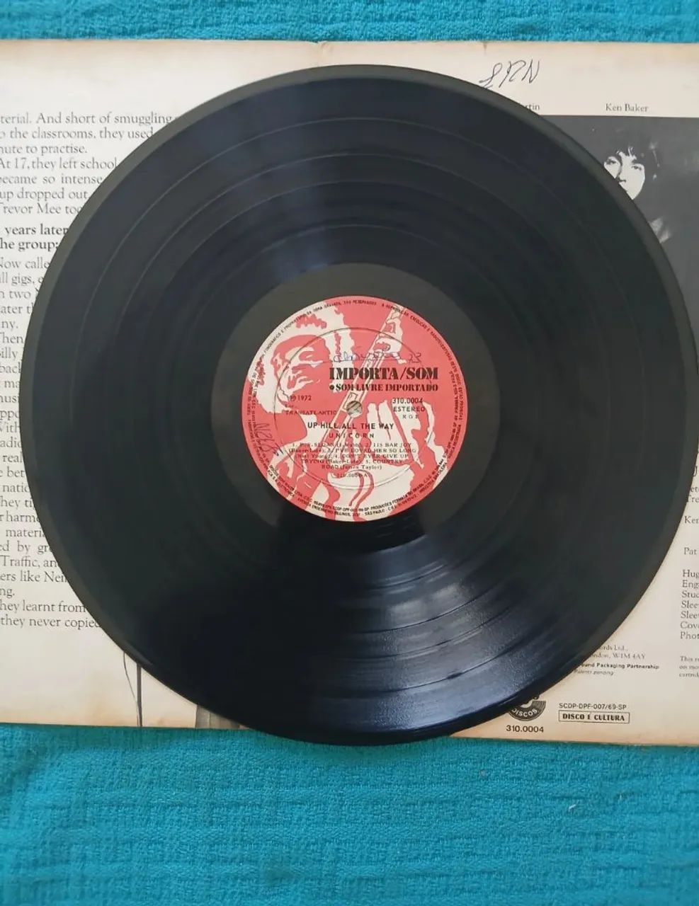 Unicorn  Uphill All The Way (1971)  Lp Disco De Vinil Original - Foto 3