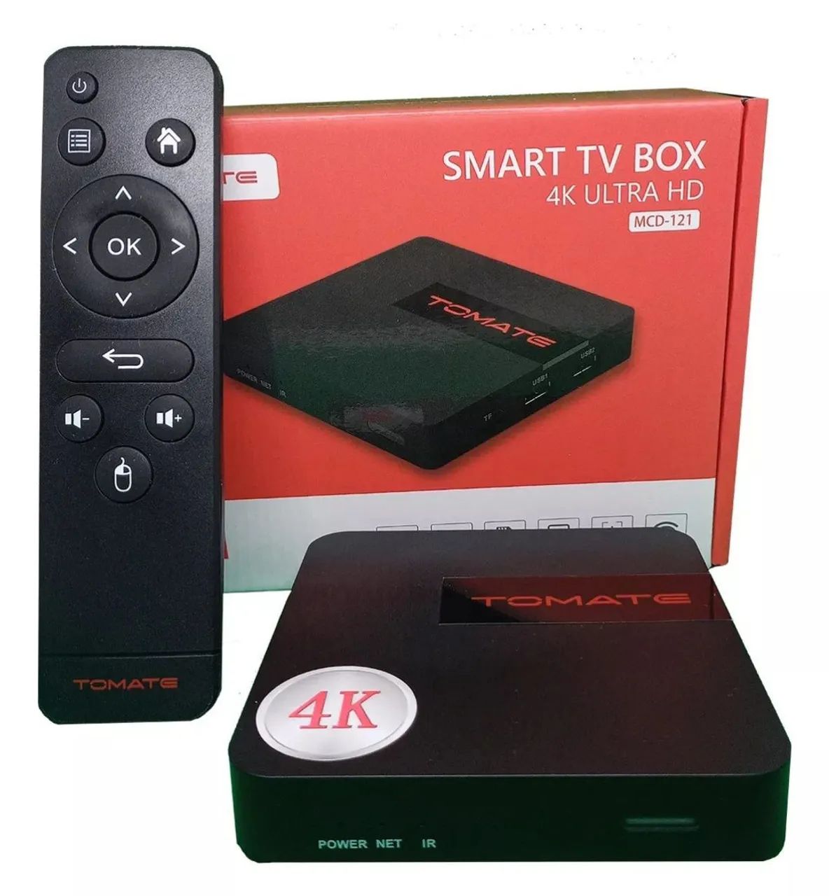 Android TV Box Tomate 4K - Streaming de alta qualidade! - Foto 2