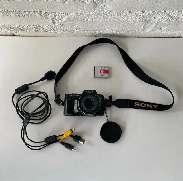 C052 - Câmera Fotográfica Cyber Shot Sony com defeito não funciona