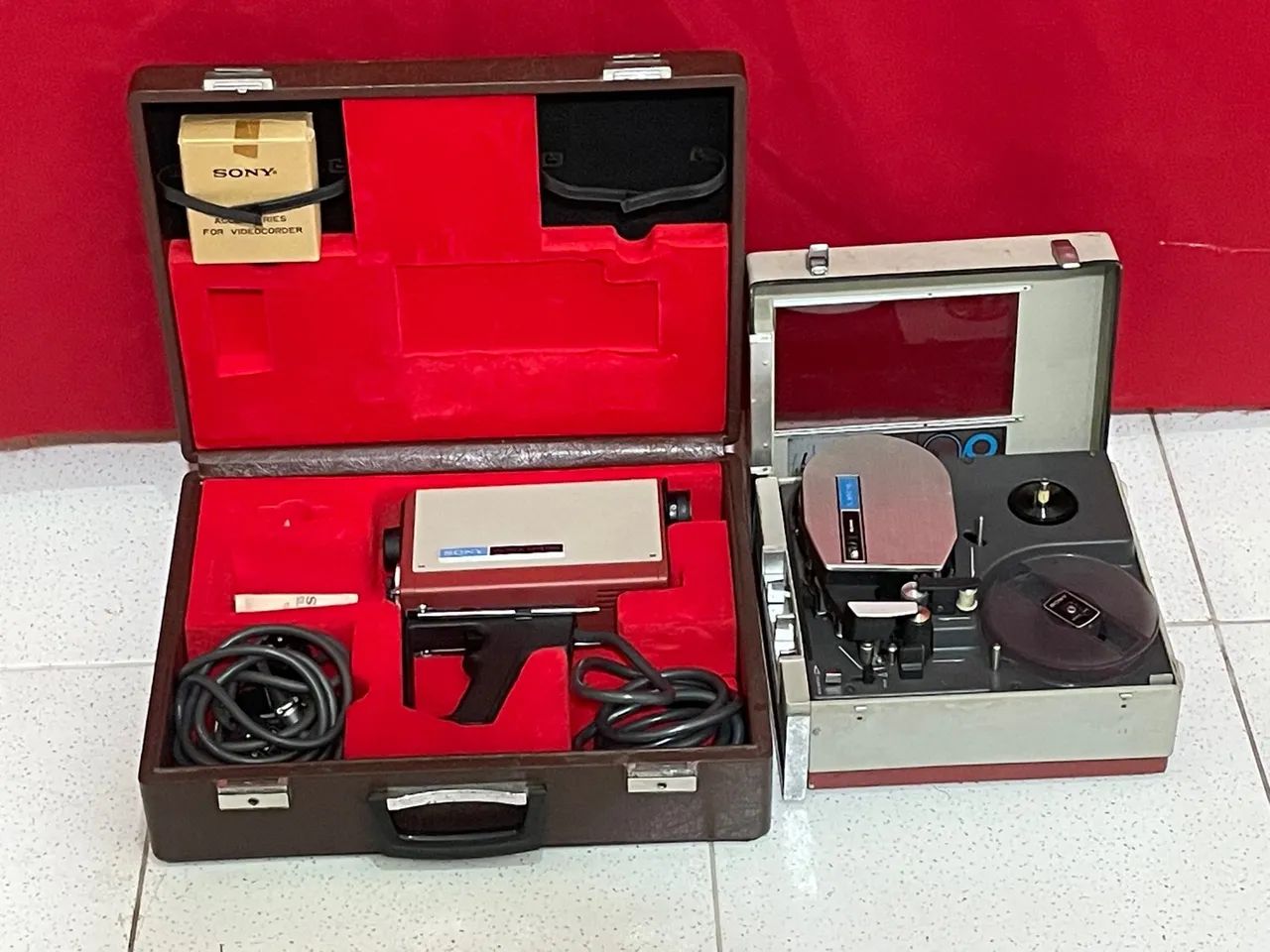 Camera de Video Sony/TV Profissional dos anos 1980 a 1990
