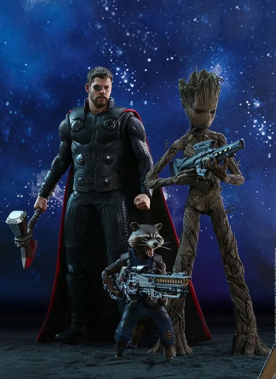 Groot - HOT TOYS Avengers: Infinity War - MARVEL THOR CAPITÃO AMERICA