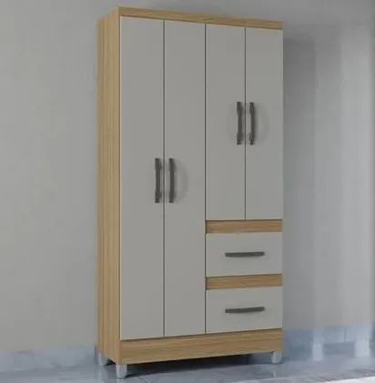 Guarda-Roupa 4 Portas com Gavetas - Moderno e Funcional - Foto 3