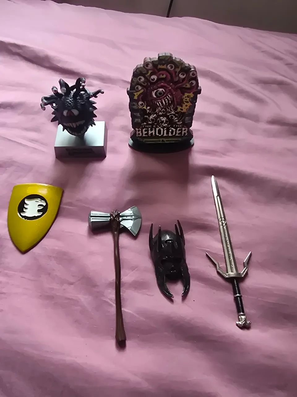 Marvel thor ,escudo Eric,elmo sauron lâmina do caos 