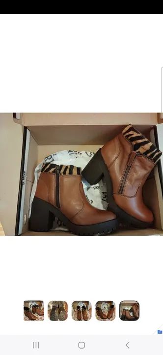 Bota couro nova Zart - Foto 5