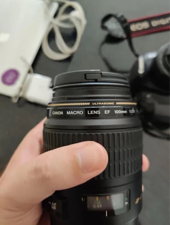 Lente Canon EF 100mm f/2.8 Macro USM - Foto 4