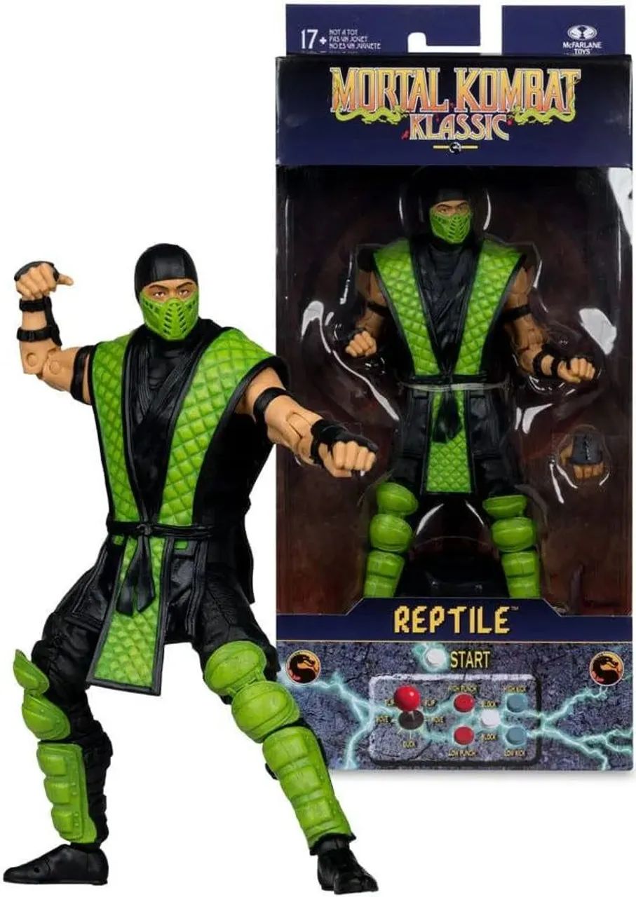 Mortal Kombat Klassic Reptile 7" Action Figure McFarlane 