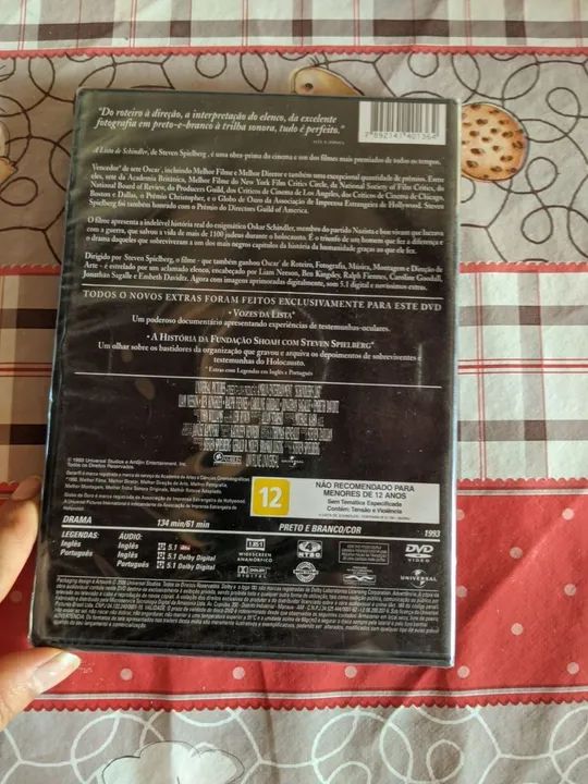 A Lista de Schindler - DVD - Edição Especial - Foto 2