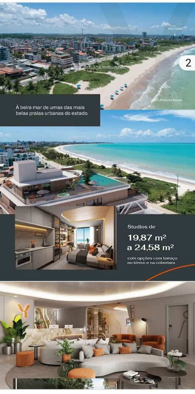 IMPERDÍVEL: Repasso flat ABC Beira mar Bessa