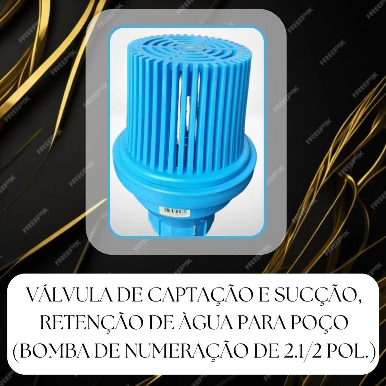 Válvula de Captação e Sucção para Poço 2.1/21/2 Pol. - Foto 2