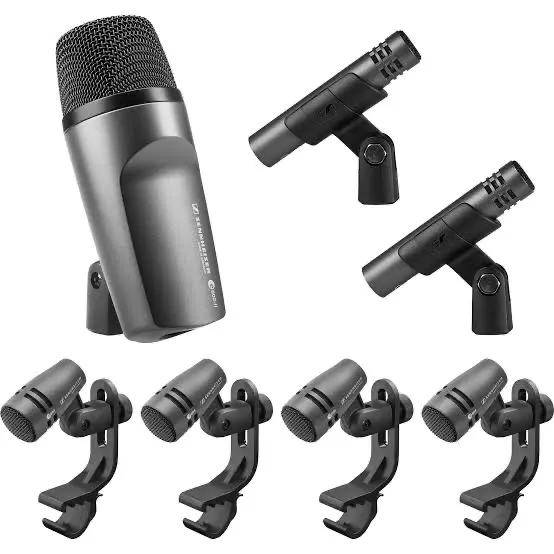 Kit de 6 Microfones Sennheiser - Novo!