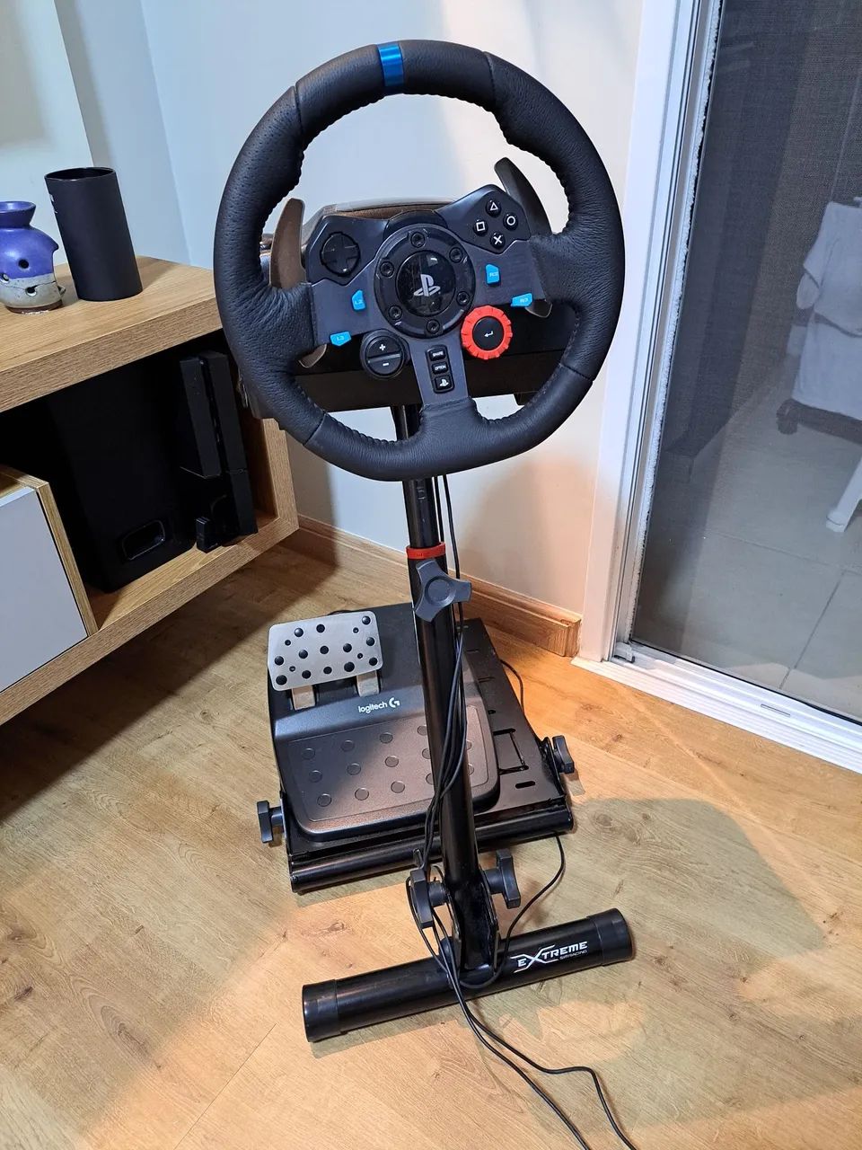 Volante G29 Logitech + Suporte Extreme Simracing **SOMENTE RETIRADA**  - Foto 2