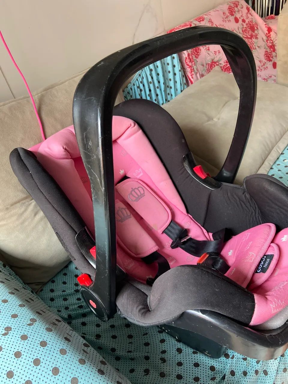 Bebê conforto rosa  - Foto 2