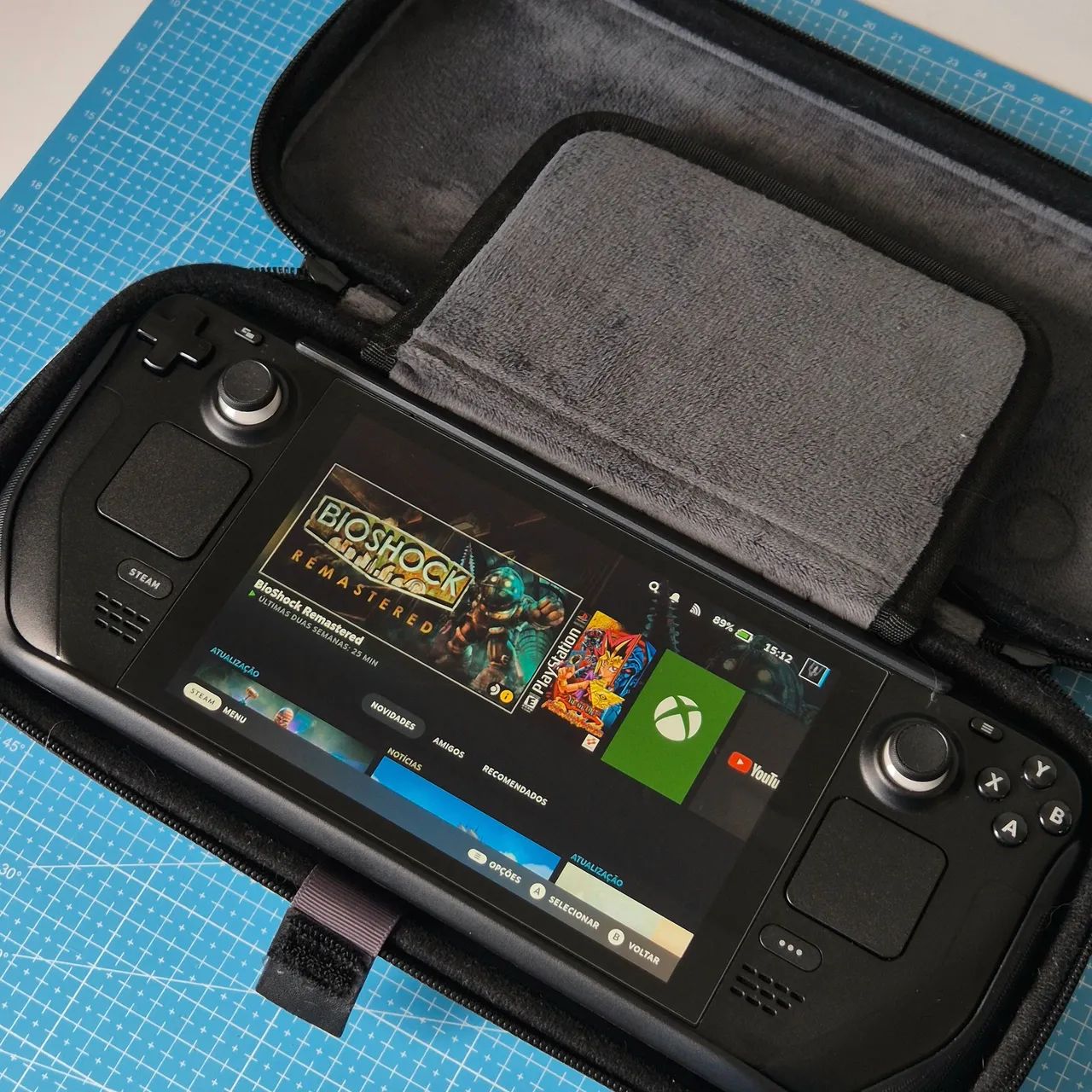 ENVIO) Steam Deck LCD 256GB + Acessórios Skull & Co - Consoles de