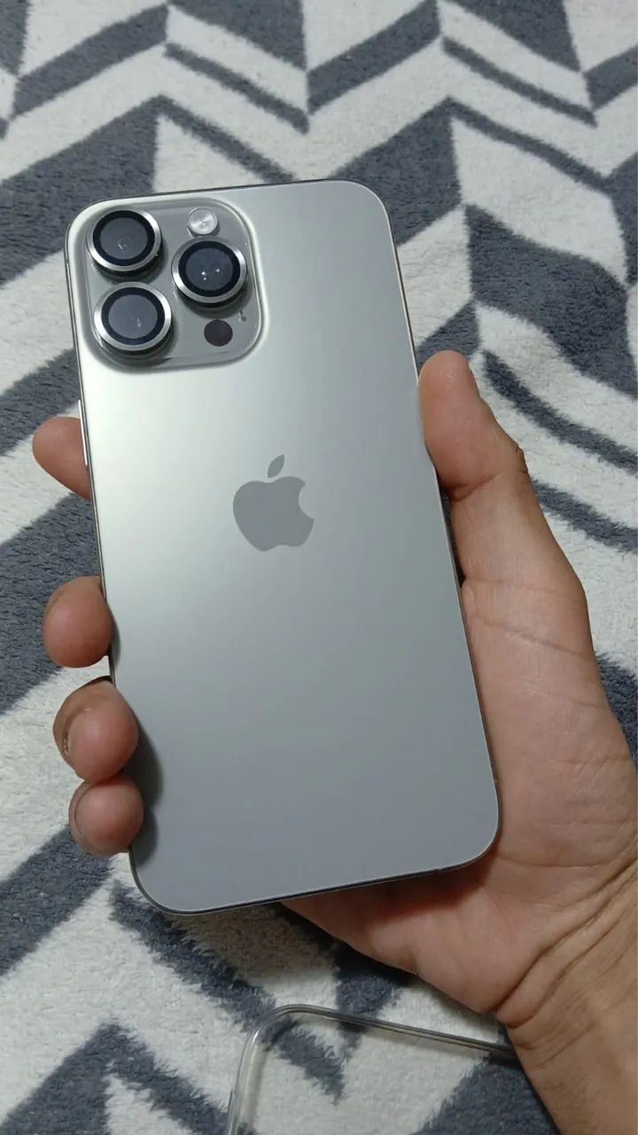Iphone 15 Pro Max Titanio Natural 256 GB (com caixa)