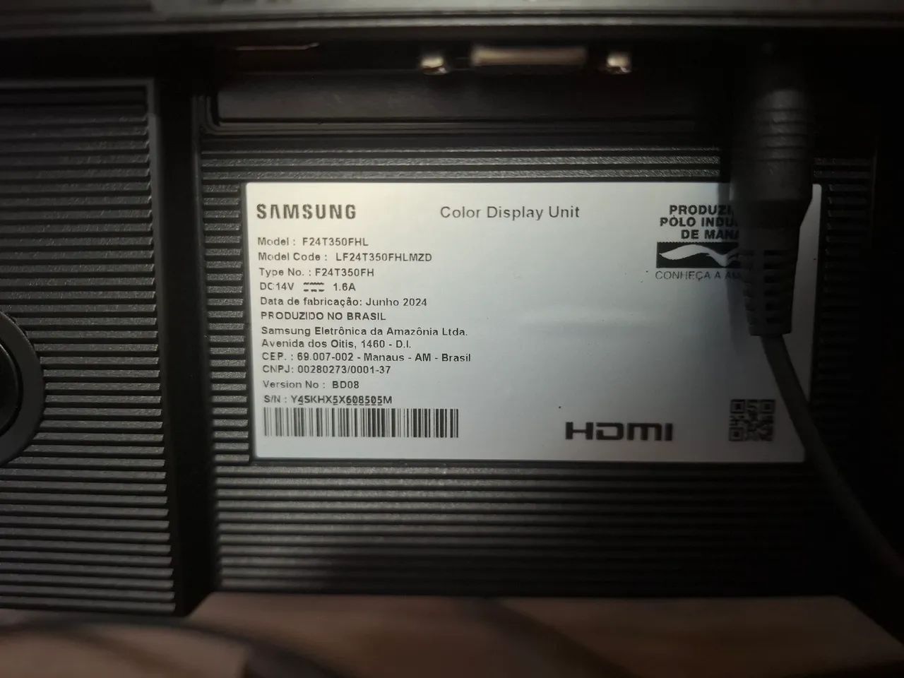 Monitor Samsung 24" Full HD 75hz - Foto 4