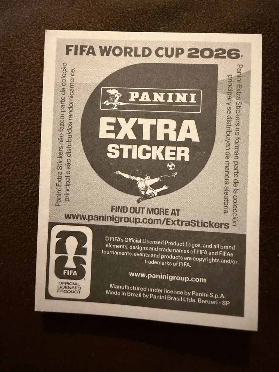  Extra Stickers Legends Copa 2026 Federico Valverde  - Foto 2