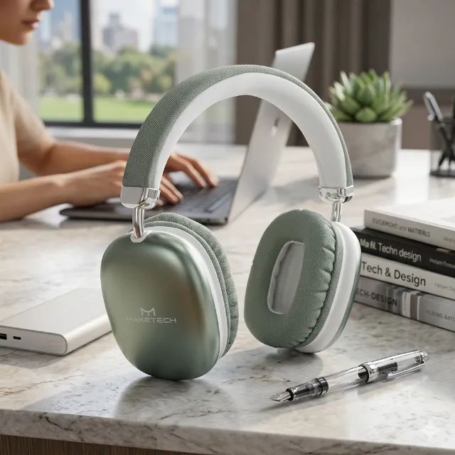 Headphone Maketech HP-012P Bluetooth com Microfone e Som Hi-Fi Extra Bass - Foto 2