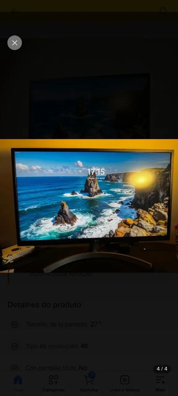Monitor 27 LG 4k  - Foto 3