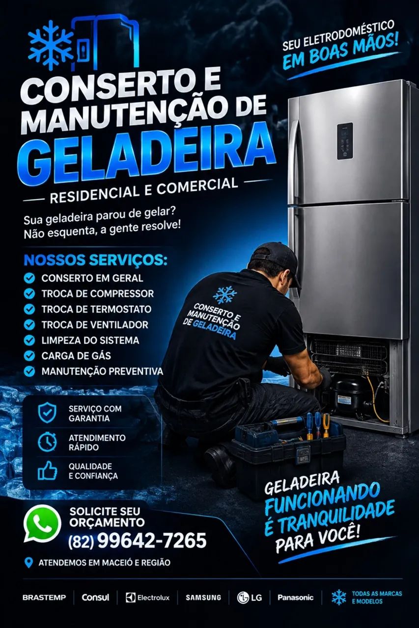 Concerto de geladeira 