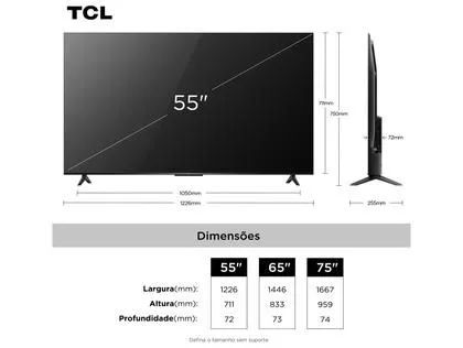 TV TCL 4K 55 polegadas - Foto 3