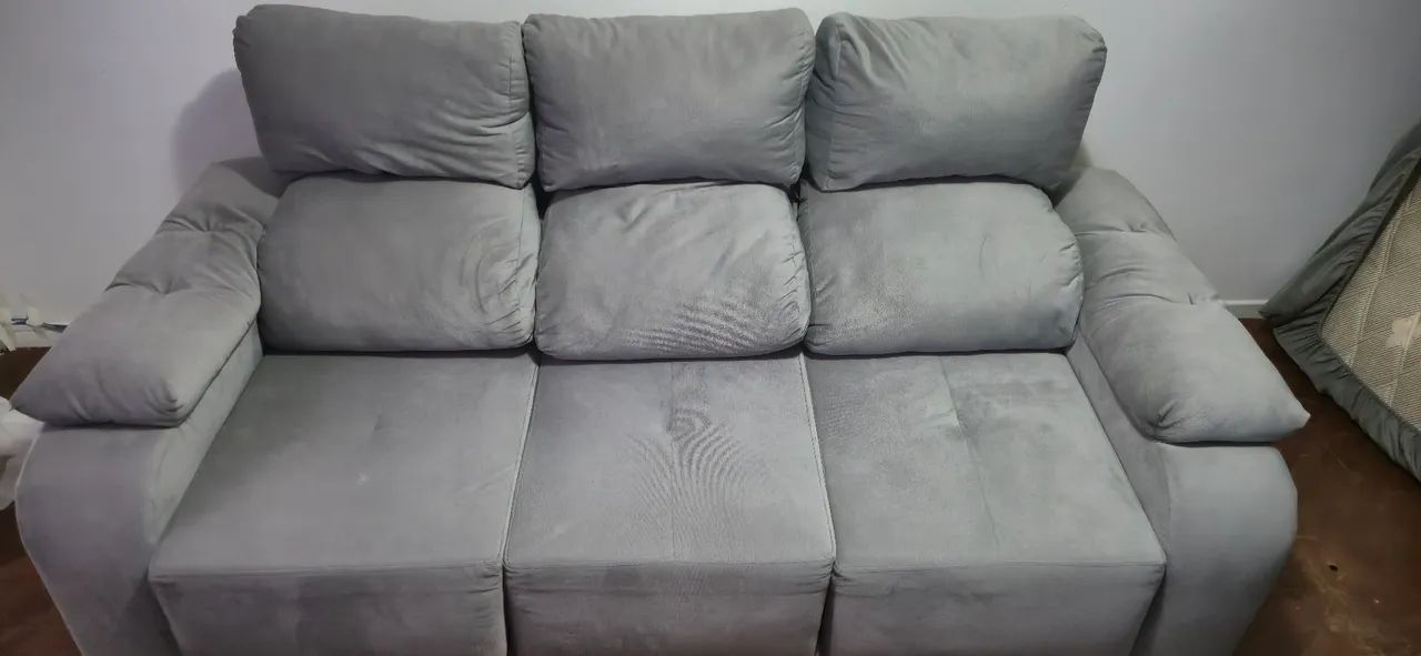 Sofa reclinável/inclinava 3 lugares
