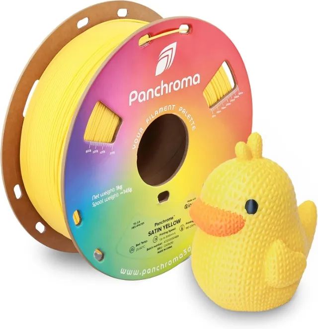 Filamento 3d Polymaker Pla Basic Panchroma 1kg Cor Amarelo