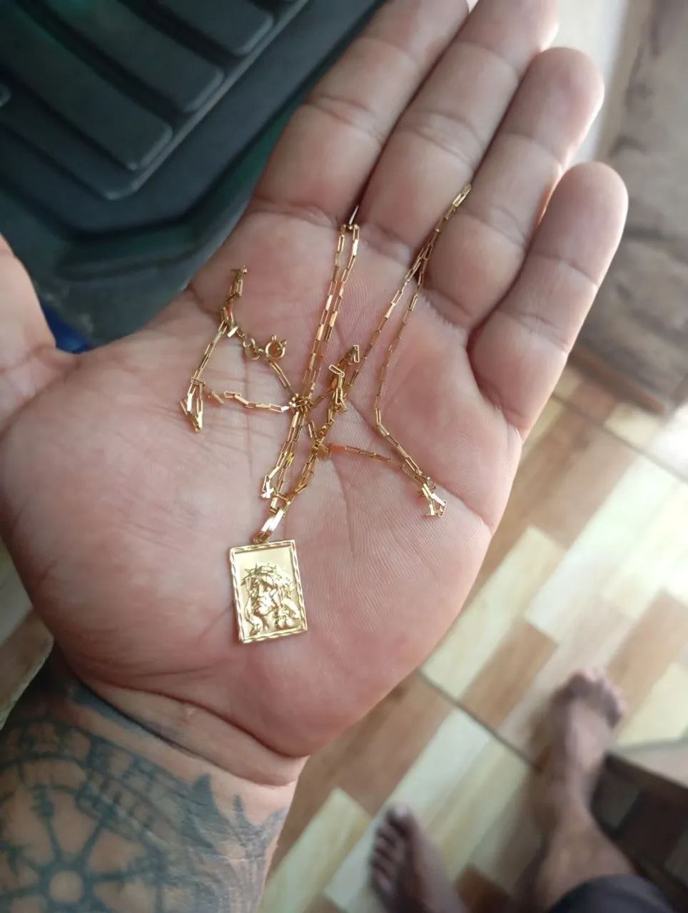 Cordão de ouro 18 maciço - Foto 2