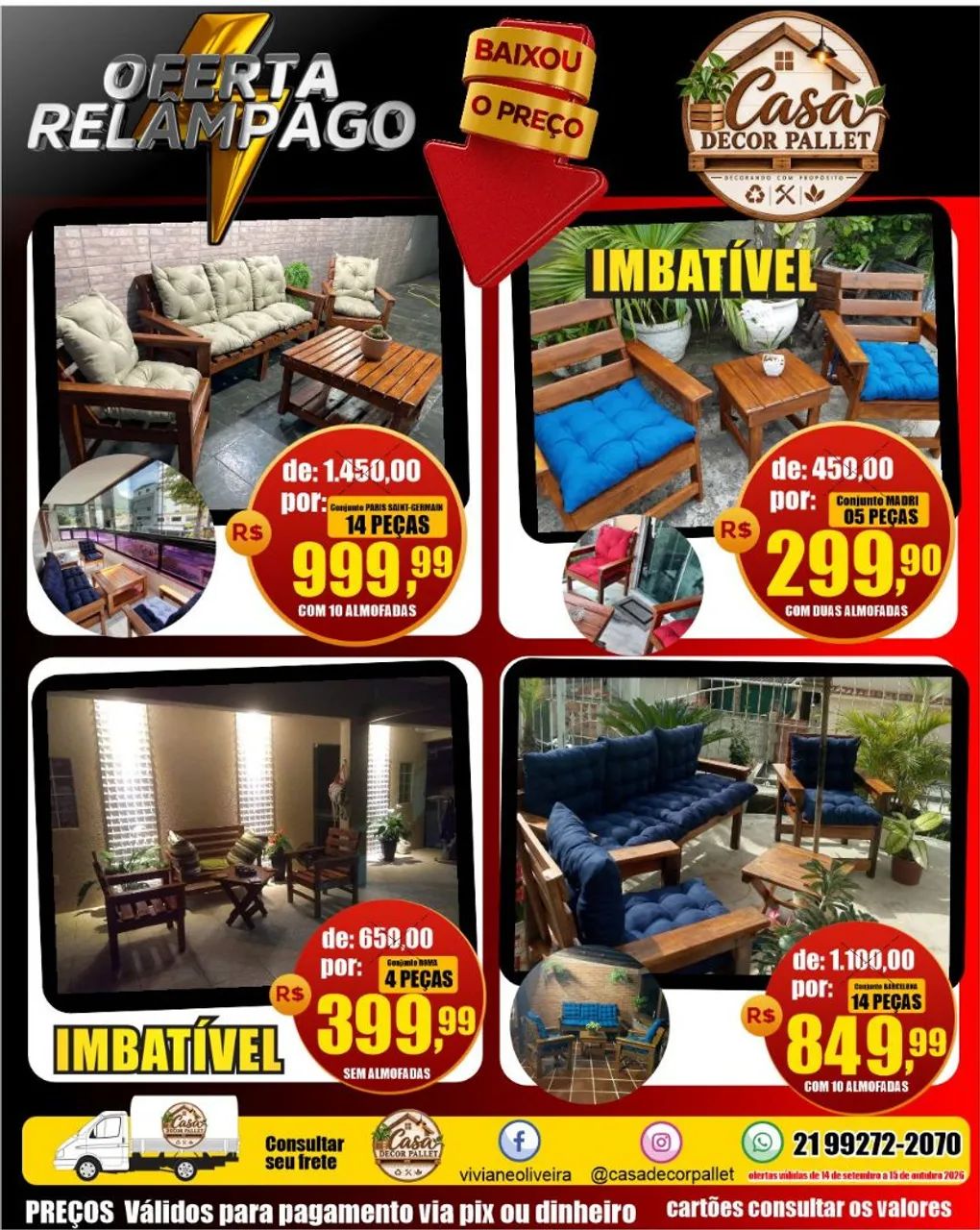 Conjunto de Varanda Novo  - Foto 5