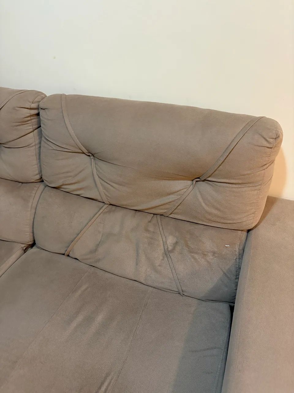 Light Brown Two-Seater Reclining Sofa446558823305728004