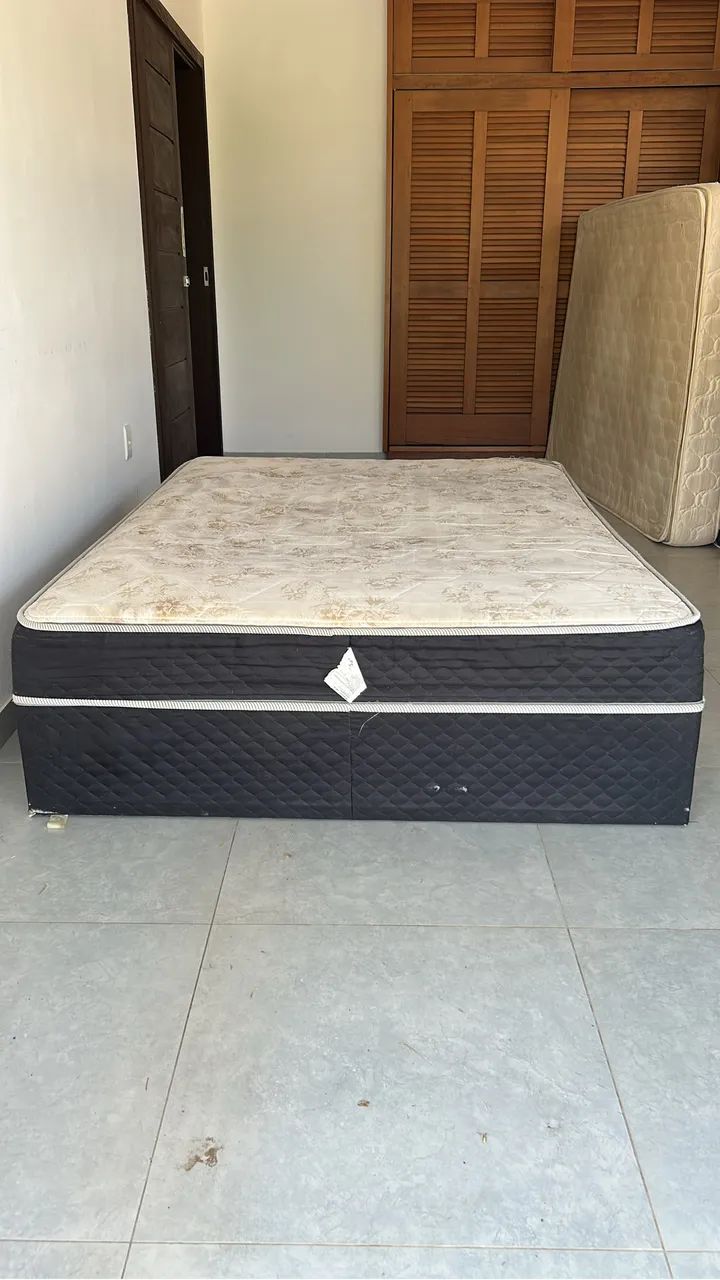 Cama box casal conjugada 
