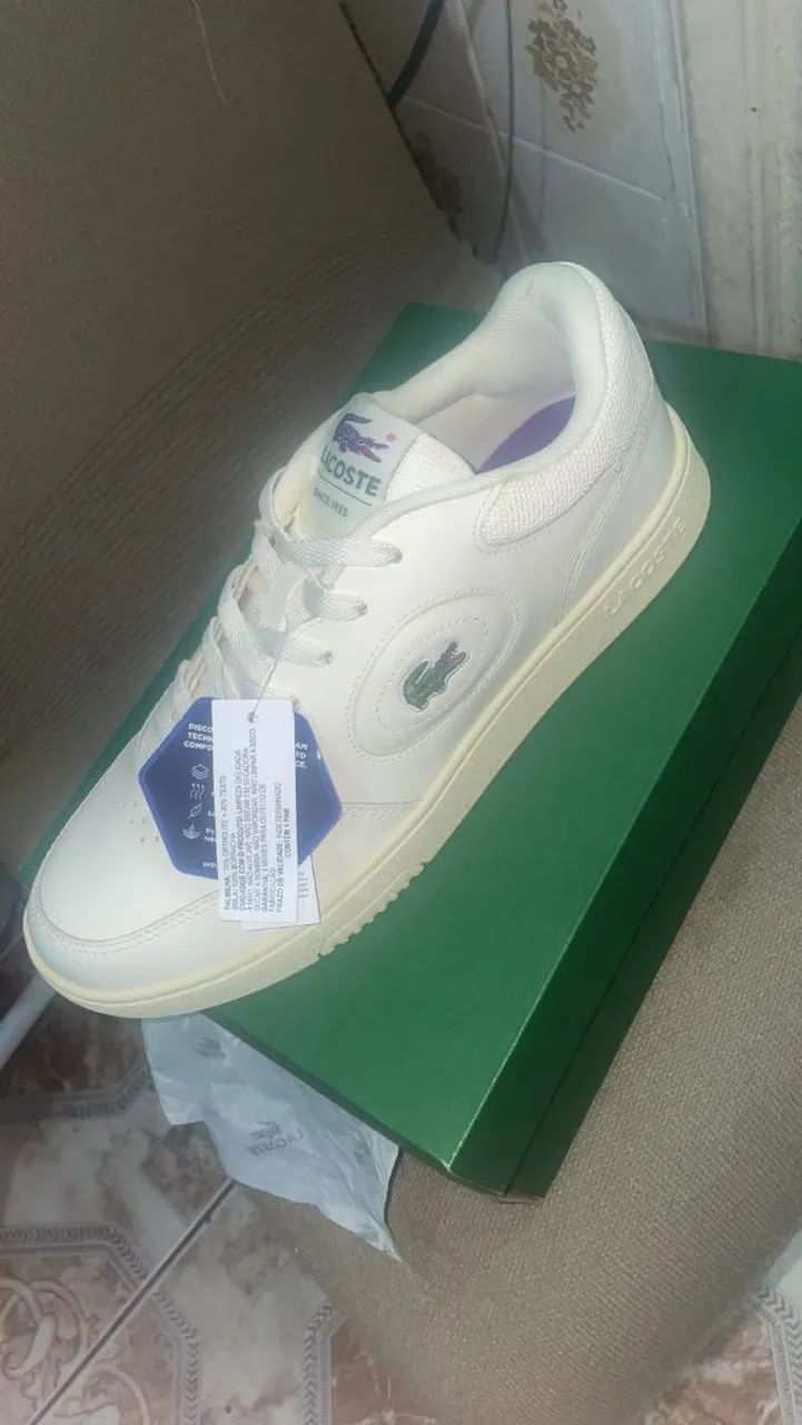 Tênis Lacoste L001 Branco  - Foto 3