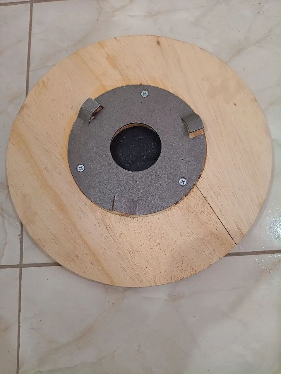 Suporte para disco base de madeira 400MM