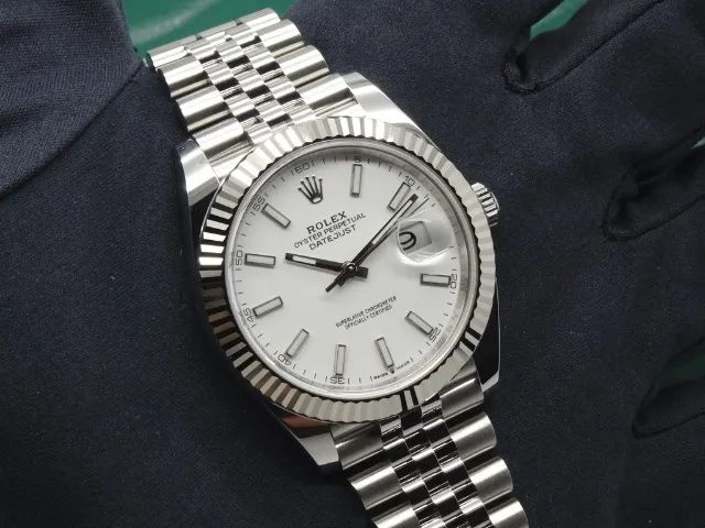 Rolex Date Just Branco Eta 3035 Automático Premium - Foto 3