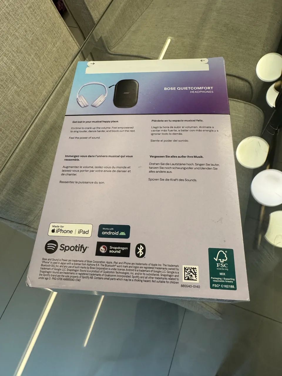 Bose QuietComfort Lilás | Cancelamento de Ruído | Original (lacrado) - Foto 3