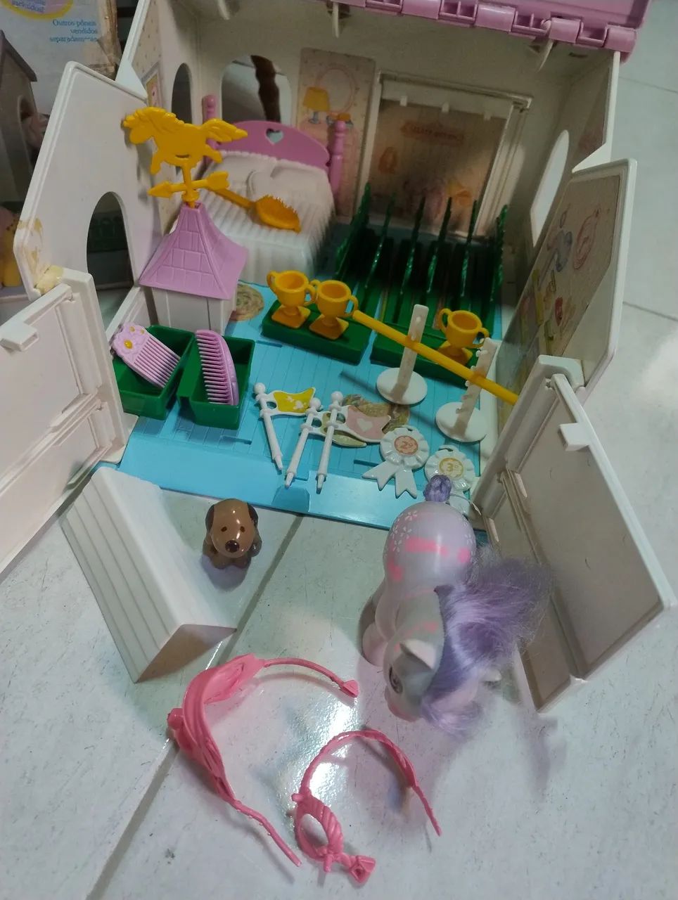 Brinquedo antigo estrela poneilândia  - Foto 3