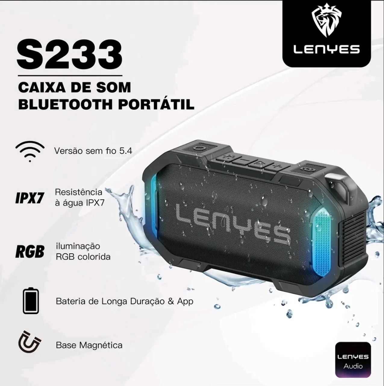 Caixa de som Bluetooth Portátil 