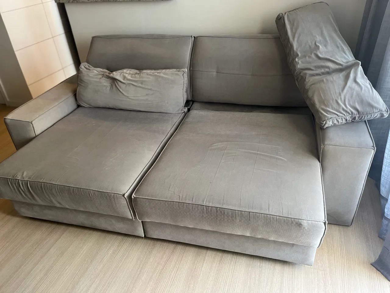 Sofá retrátil 3 lugares  - Foto 4